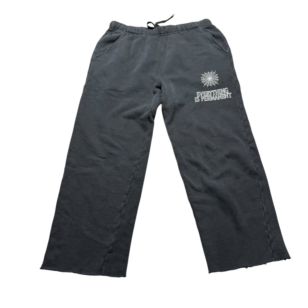 CITIZENS OF HUMANITY x Dr. Woo Sweatpants Black Spider Web Graphic Unisex Small